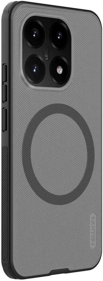Nillkin Super Frosted PRO Magnetic Back dėklas skirtas Xiaomi 15T Transparent juodos spalvos