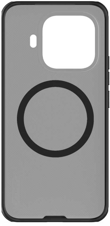 Nillkin Super Frosted PRO Magnetic Back dėklas skirtas Xiaomi 15T Pro Transparent juodos spalvos