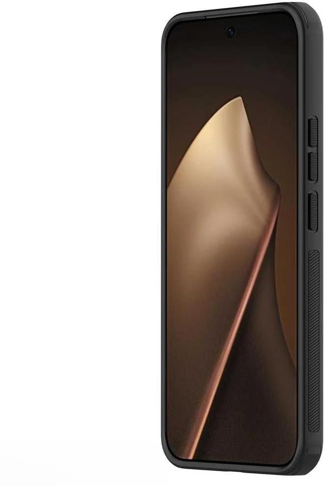 Nillkin Super Frosted PRO Magnetic Back dėklas skirtas Xiaomi 15T Pro Transparent juodos spalvos