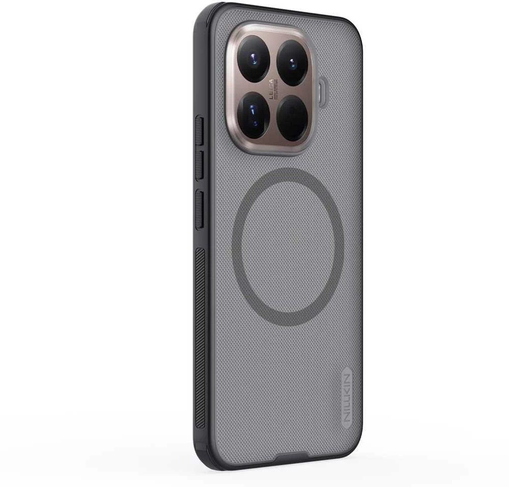 Nillkin Super Frosted PRO Magnetic Back dėklas skirtas Xiaomi 15T Pro Transparent juodos spalvos