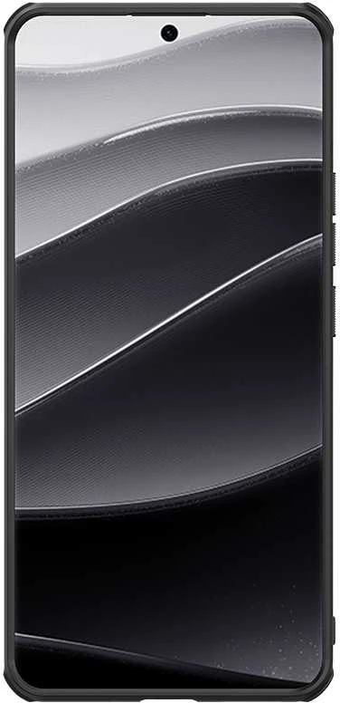 Nillkin Super Frosted PRO Magnetic Back Xiaomi Redmi Note 14 Pro+ 5G dėklas telefonui juodos spalvos