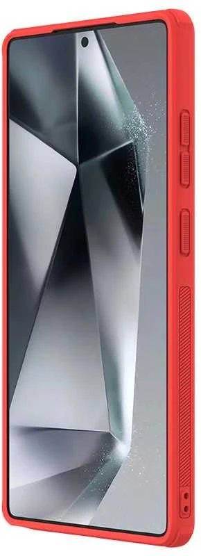 „Nillkin Super Frosted Shield Pro“ dėklas, skirtas „Samsung Galaxy S25 Ultra“, raudonas