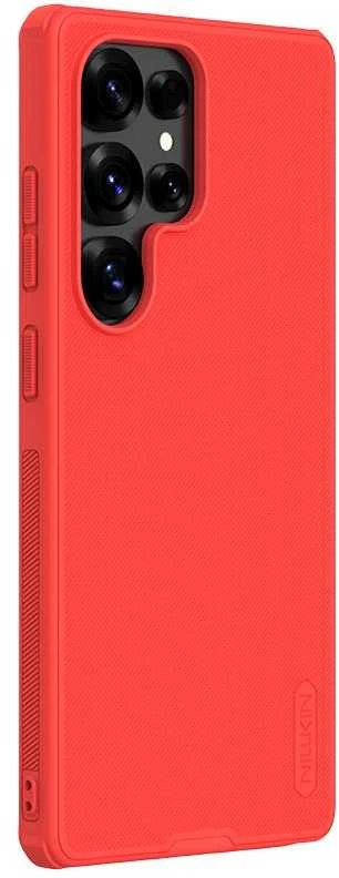 „Nillkin Super Frosted Shield Pro“ dėklas, skirtas „Samsung Galaxy S25 Ultra“, raudonas