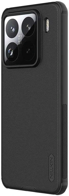 Nillkin „Super Frosted Shield Pro Xiaomi 15 Pro“ dėklas, juodas