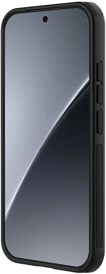 Nillkin Super Frosted PRO Back dėklas skirtas Xiaomi 17 skaidrus juodos spalvos