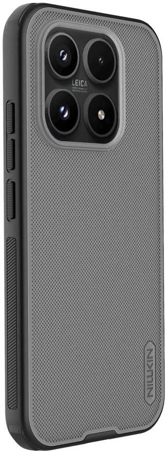 Nillkin Super Frosted PRO Back dėklas skirtas Xiaomi 17 skaidrus juodos spalvos