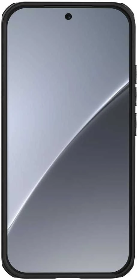 Nillkin Super Frosted PRO Back dėklas skirtas Xiaomi 17 skaidrus juodos spalvos