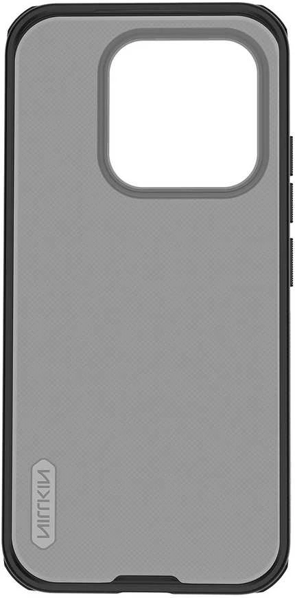 Nillkin Super Frosted PRO Back dėklas skirtas Xiaomi 17 skaidrus juodos spalvos