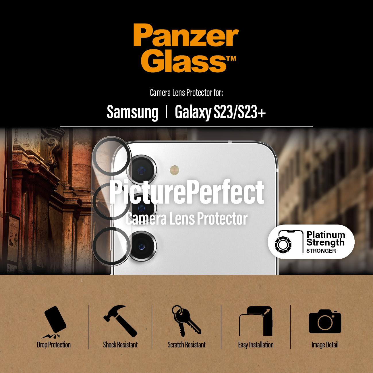Panzer Glass Apsauginis stiklas telefono kamerai Samsung Galaxy S22 / S22 Plus PanzerGlass Picture Perfect Camera Lens