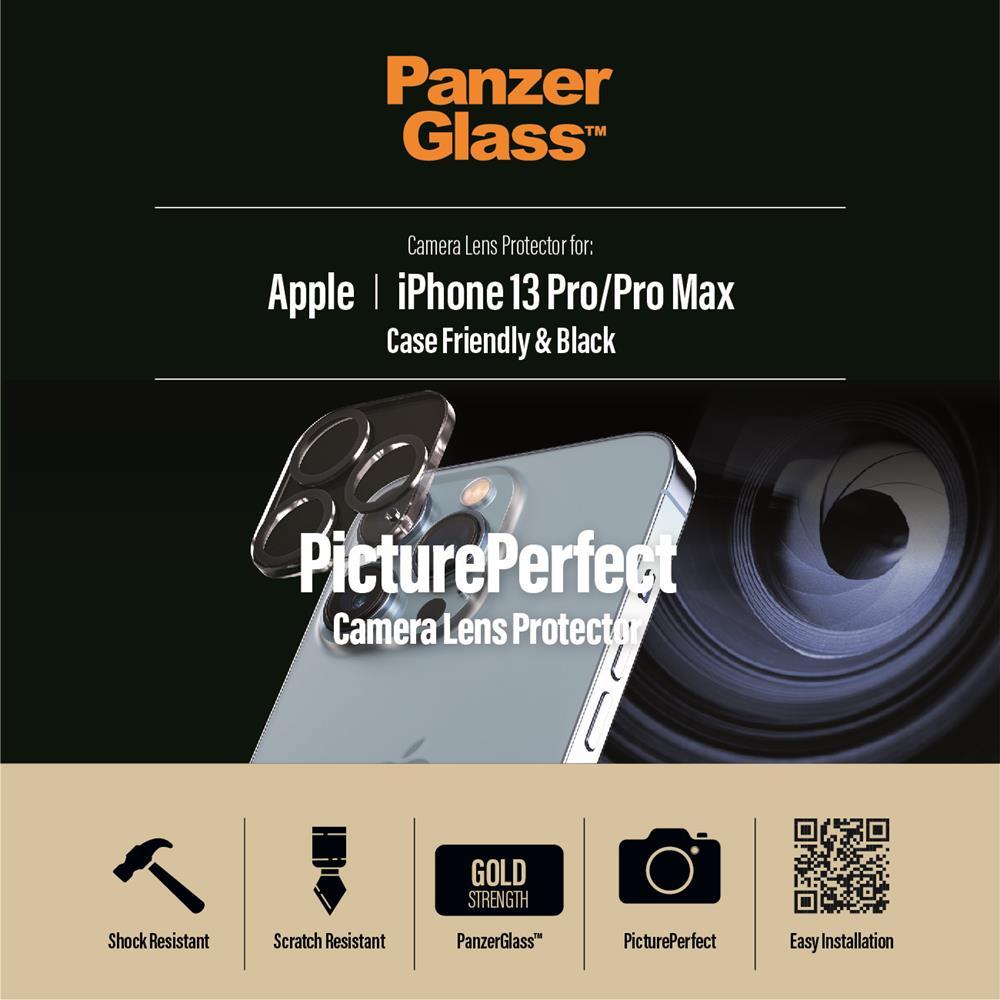 Panzer Glass Apsauginis stiklas telefono kamerai Apple iPhone 13 Pro / 13 Pro Max PanzerGlass Camera Protector (0384)