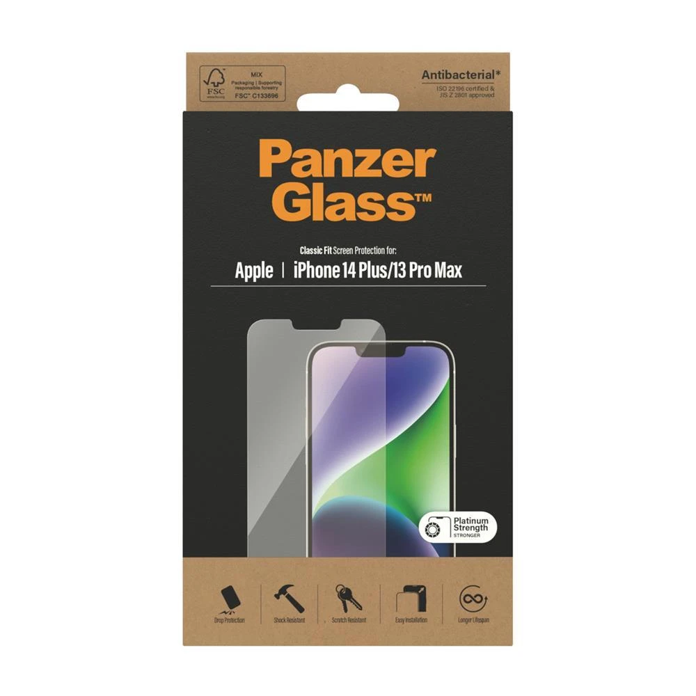 Panzer Glass PanzerGlass | Ekrano apsauga | Apple | iPhone 14 Plus/13 Pro Max | Stiklas | Skaidrus | Klasikinis tinka