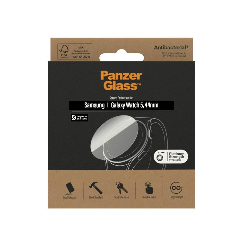 Panzer Glass Apsauginė ekrano plėvelė PanzerGlass išmaniojo laikrodžio Samsung Galaxy Watch 5 , 44mm