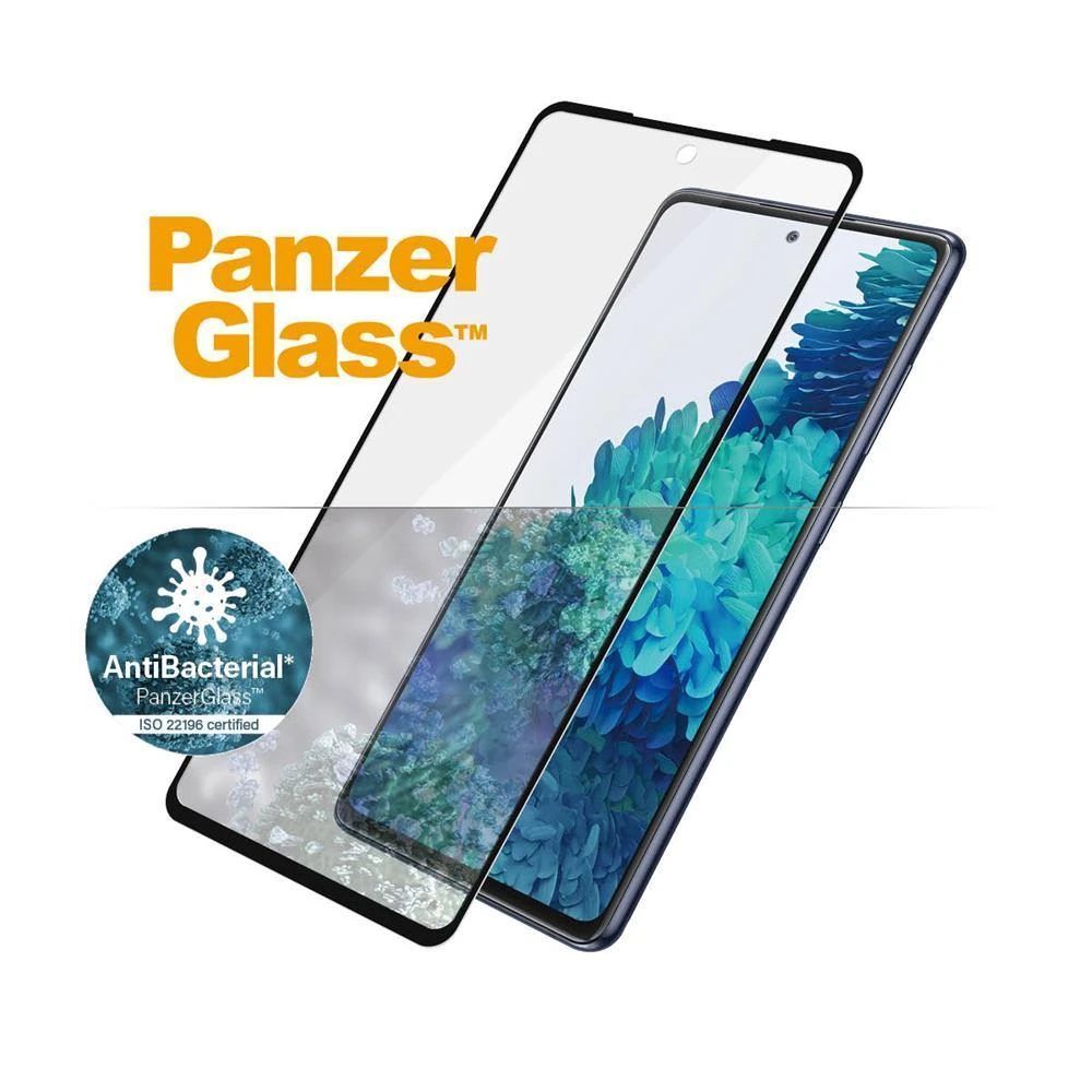 Panzer Glass PanzerGlass | Samsung | Galaxy S20 FE CF | Stiklas | Juodas | Veikia su veido atpažinimo funkcija ir yra suderinamas su ekrane esančiu pirštų atspaudų skaitytuvu; Tinka atvejams | Skaidri ekrano apsauga