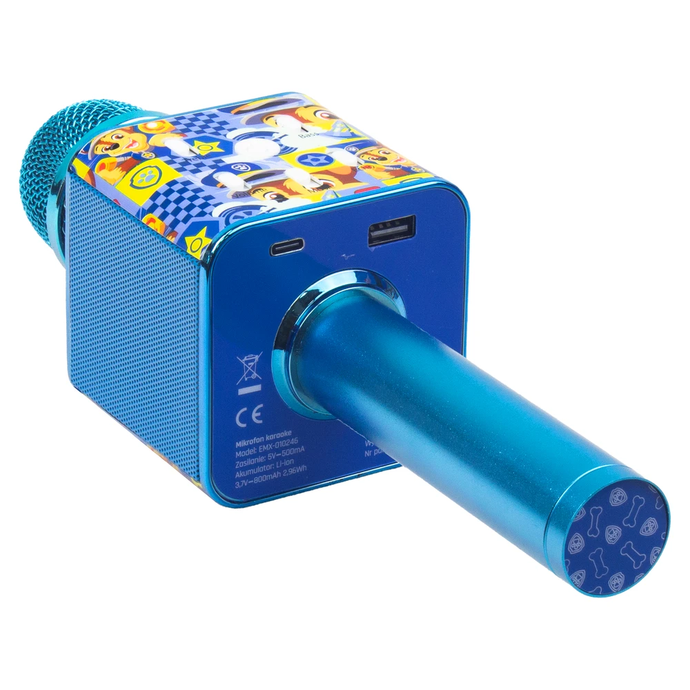 Psi Patrol Paw Patrol karaokės mikrofonas rožinis