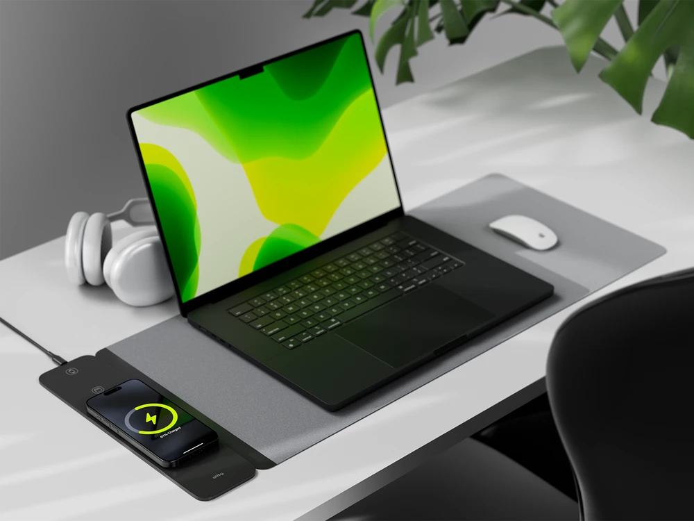 Pelė Allity Sp. su o.o. Allity Nešiojamas kompiuteris pad with detachable 3in1 wireless charger 15W ALP-100