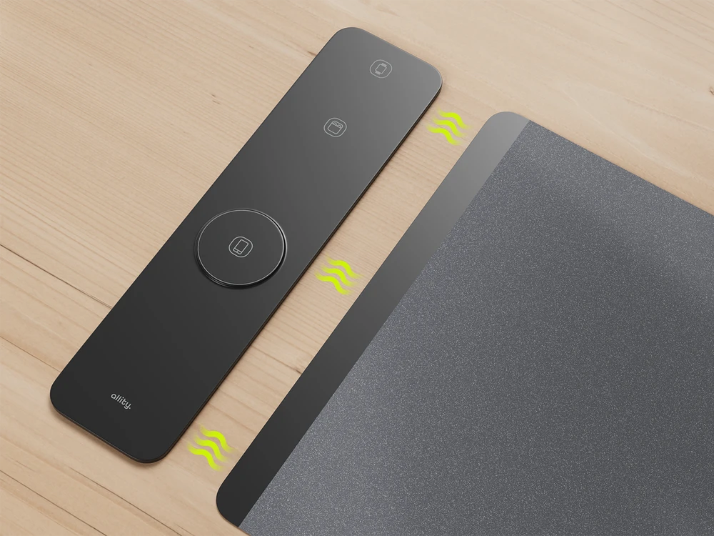 Pelė Allity Sp. su o.o. Allity Nešiojamas kompiuteris pad with detachable 3in1 wireless charger 15W ALP-100