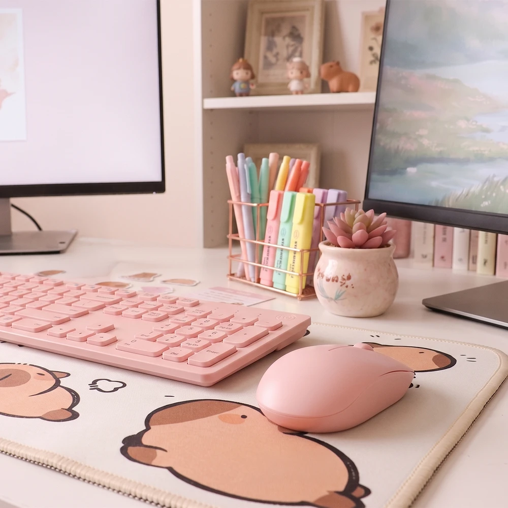 Pelė Telforceone Maxlife Home Office desk mat MXDM-01 30x80cm capybara