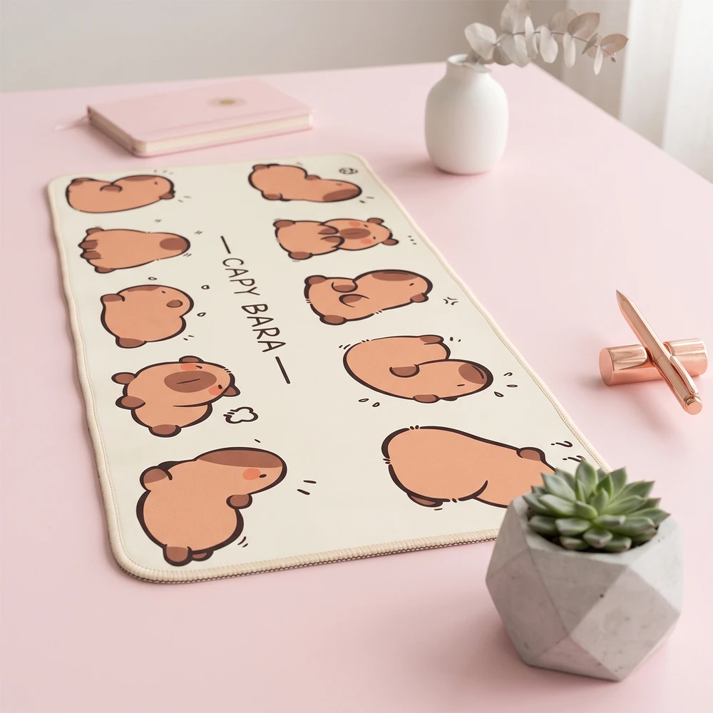 Pelė Telforceone Maxlife Home Office desk mat MXDM-01 30x80cm capybara