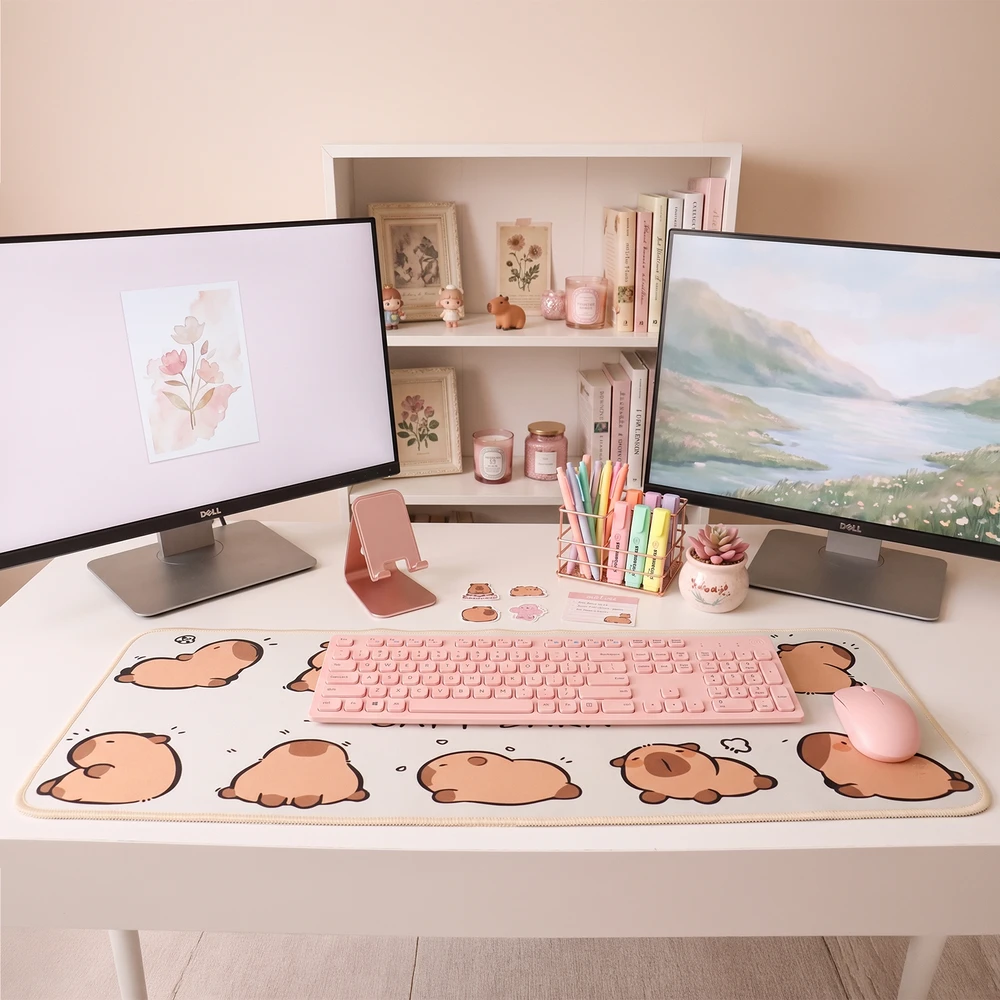Pelė Telforceone Maxlife Home Office desk mat MXDM-01 30x80cm capybara