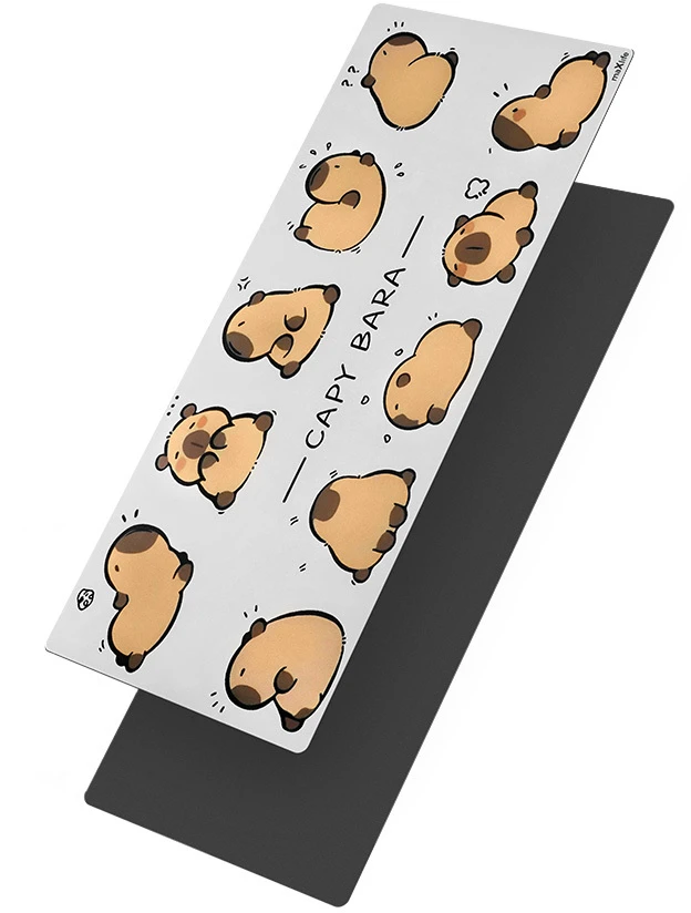 Pelė Telforceone Maxlife Home Office desk mat MXDM-01 30x80cm capybara