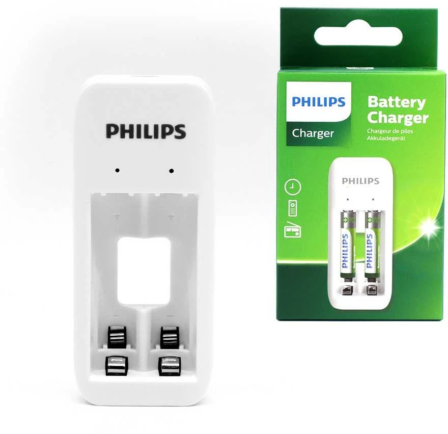 Philips NiMH įkroviklis su pakuote