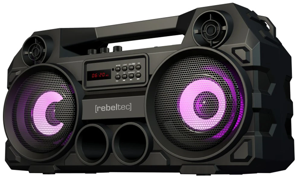Rebeltec mėlynos spalvos bluetooth garsiakalbis SoundBOX 465