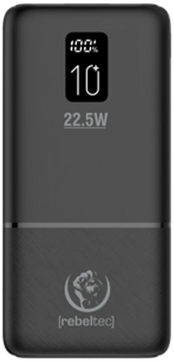 "Rebeltec" powerbank P10 22,5W 10000mAh juodas