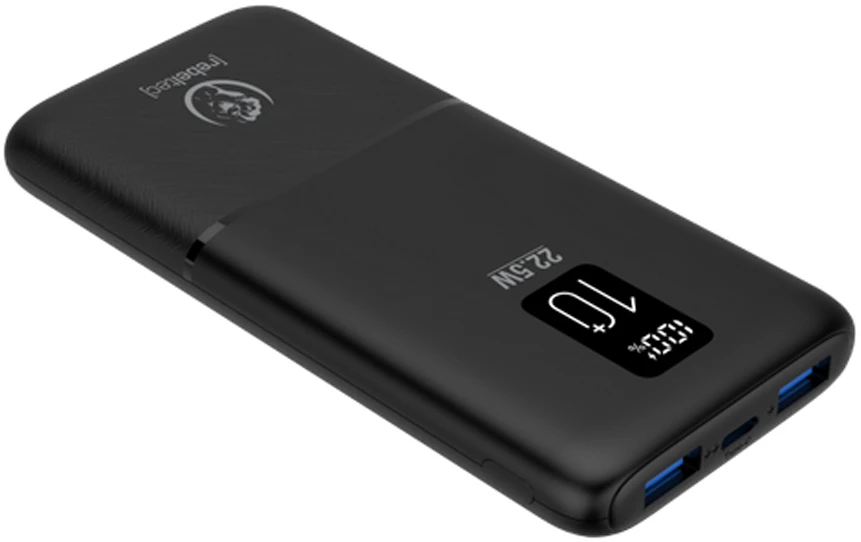 "Rebeltec" powerbank P10 22,5W 10000mAh juodas