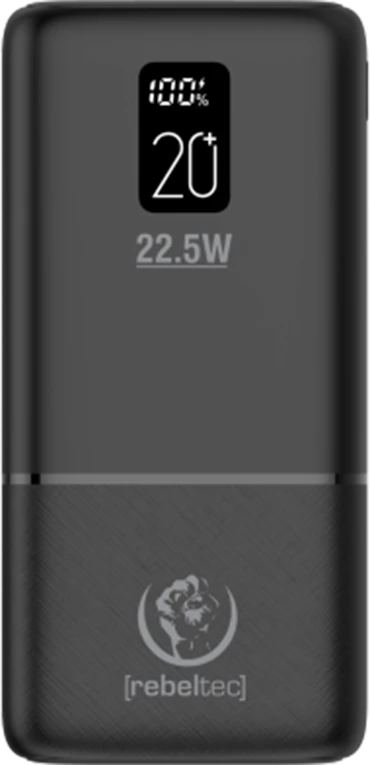"Rebeltec" powerbank P20 22,5W 20000mAh juodas