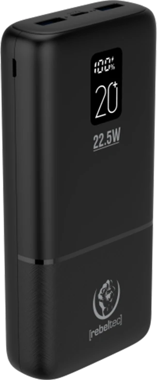 "Rebeltec" powerbank P20 22,5W 20000mAh juodas