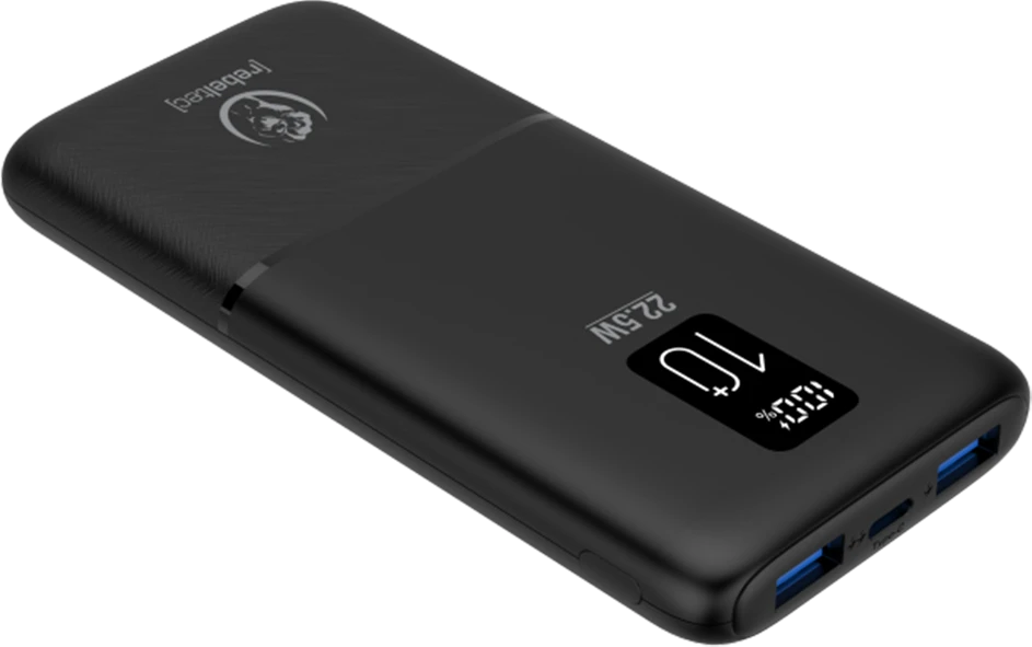 "Rebeltec" powerbank P20 22,5W 20000mAh juodas