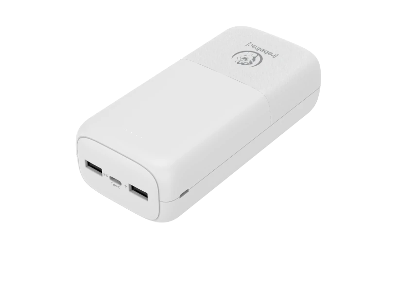 "Rebeltec" powerbank P30 10W 10000mAh baltos spalvos