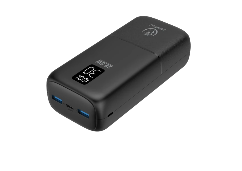 "Rebeltec" powerbank P30 22,5W 30000mAh 30W juodas