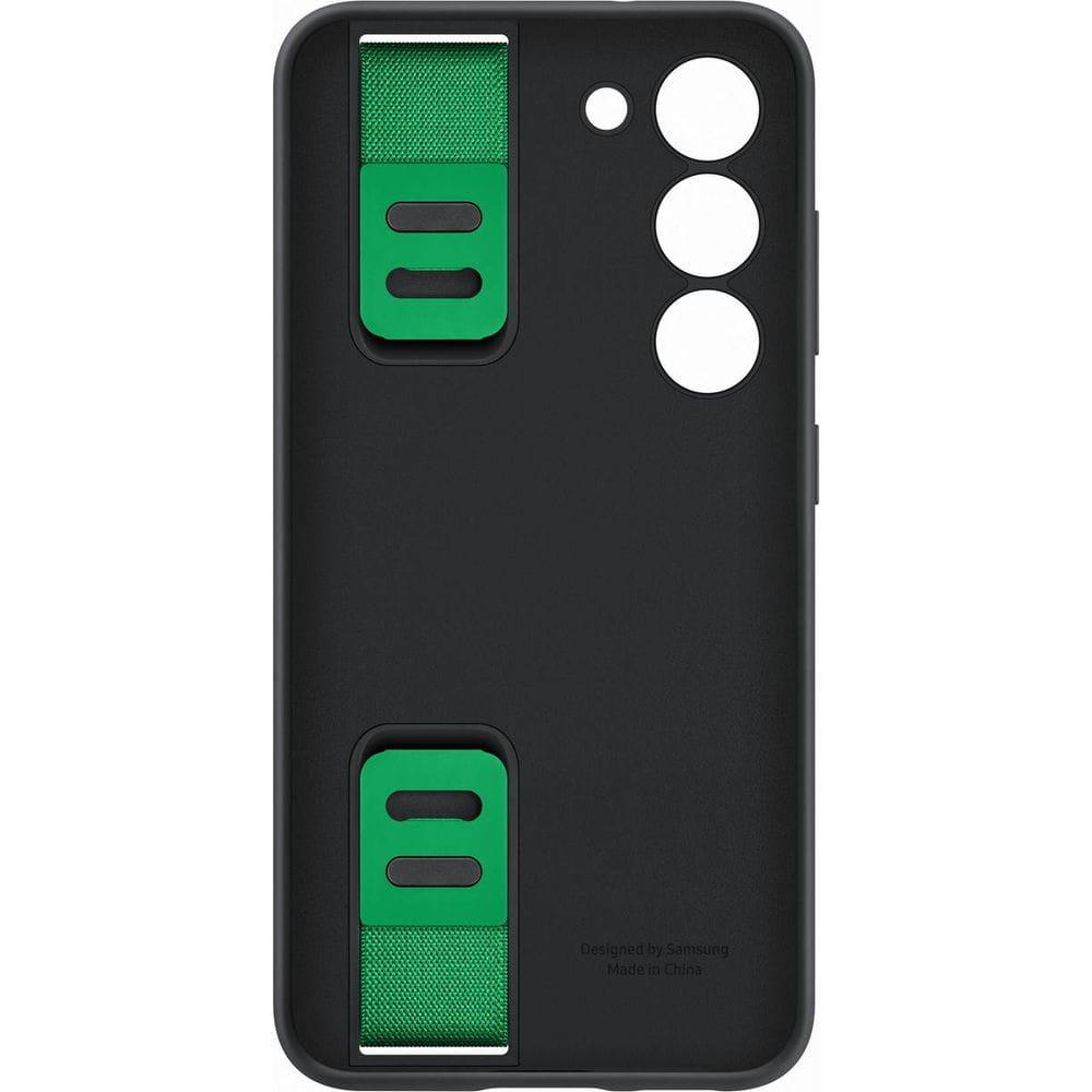 Dėklas GS916TBE Silicone Grip Cover Samsung Galaxy S23 Plus, Juodas