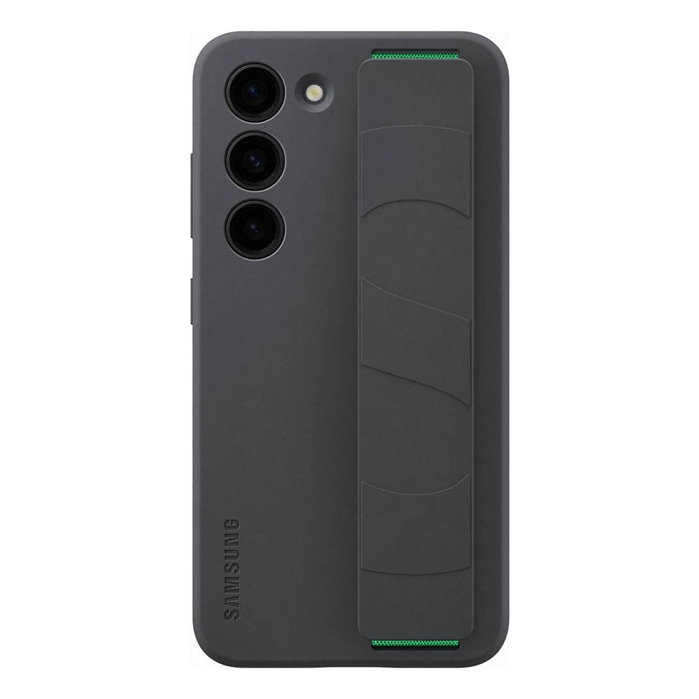 Dėklas GS916TBE Silicone Grip Cover Samsung Galaxy S23 Plus, Juodas