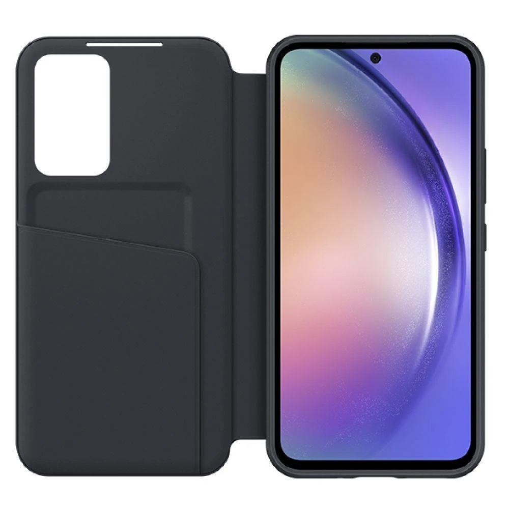Dėklas ZA346CBE Smart View Wallet Case for Samsung Galaxy A34 Juodas (Juodas)