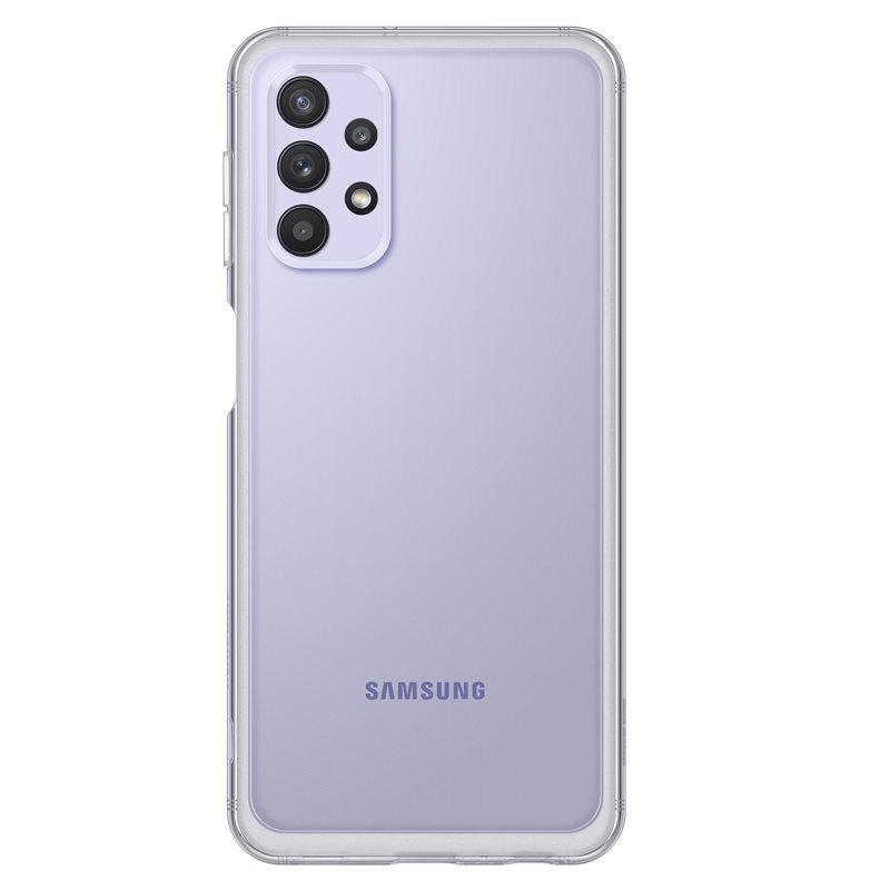 Dėklas QA026TTE minkštas skaidrus dangtelis, skirtas Samsung Galaxy A02S skaidrus (skaidrus)