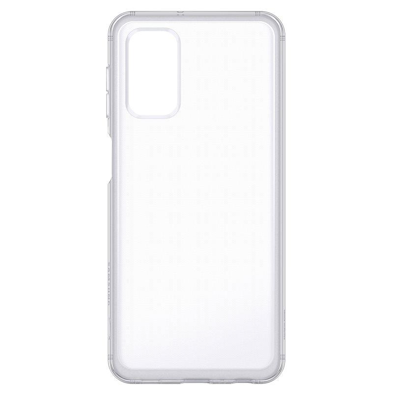 Dėklas QA026TTE minkštas skaidrus dangtelis, skirtas Samsung Galaxy A02S skaidrus (skaidrus)