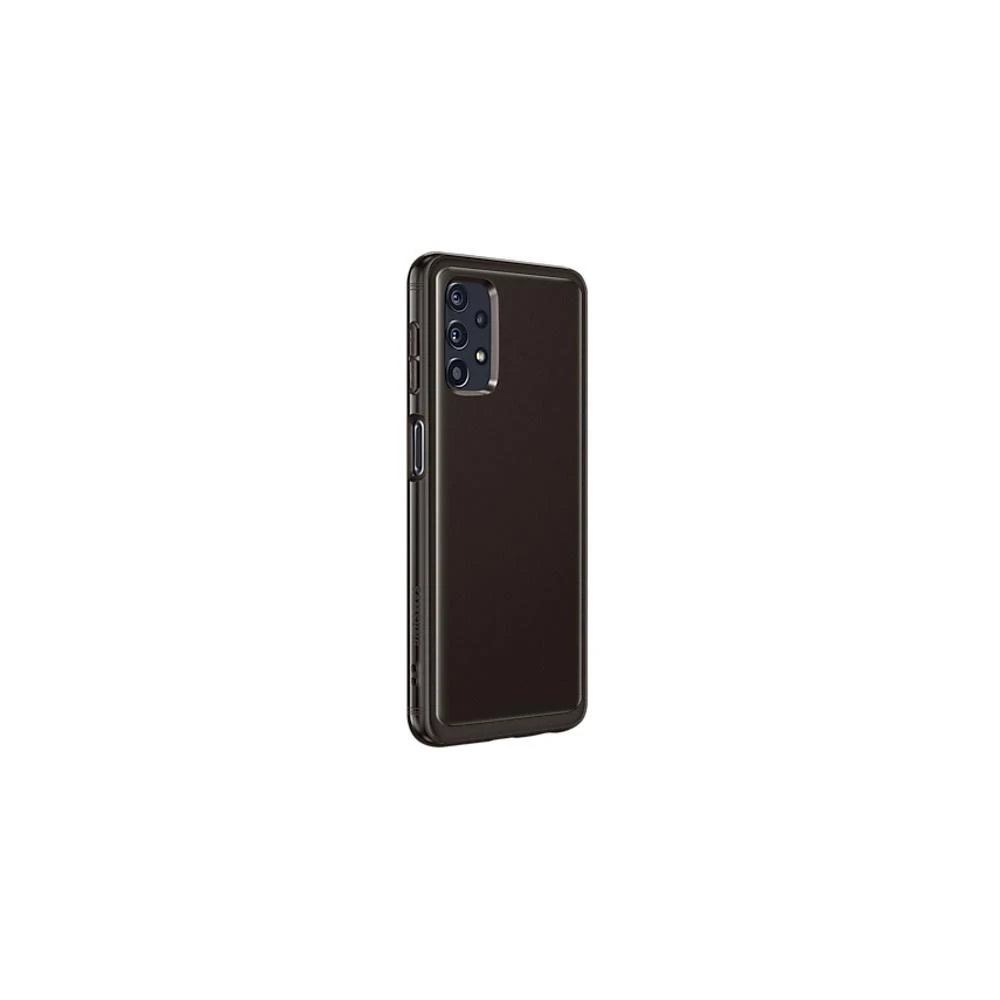 Dėklas QA226TBE minkštas skaidrus dangtelis, skirtas Samsung Galaxy A22 5G (Juodas)