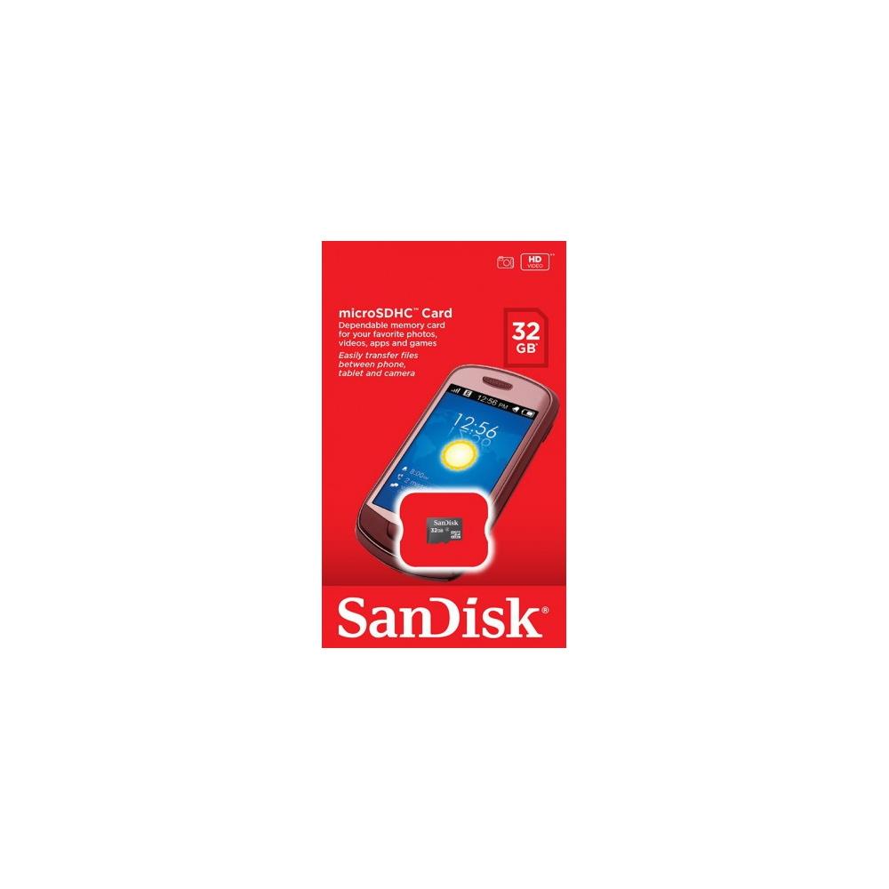 Atminties kortelė Sandisk 32 GB, Micro SDHC, Flash atminties klasė 4