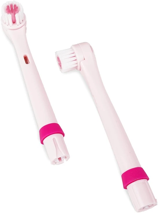 Šunyčiai patruliai Replacement oscillating dantų šepetėlis head, pink