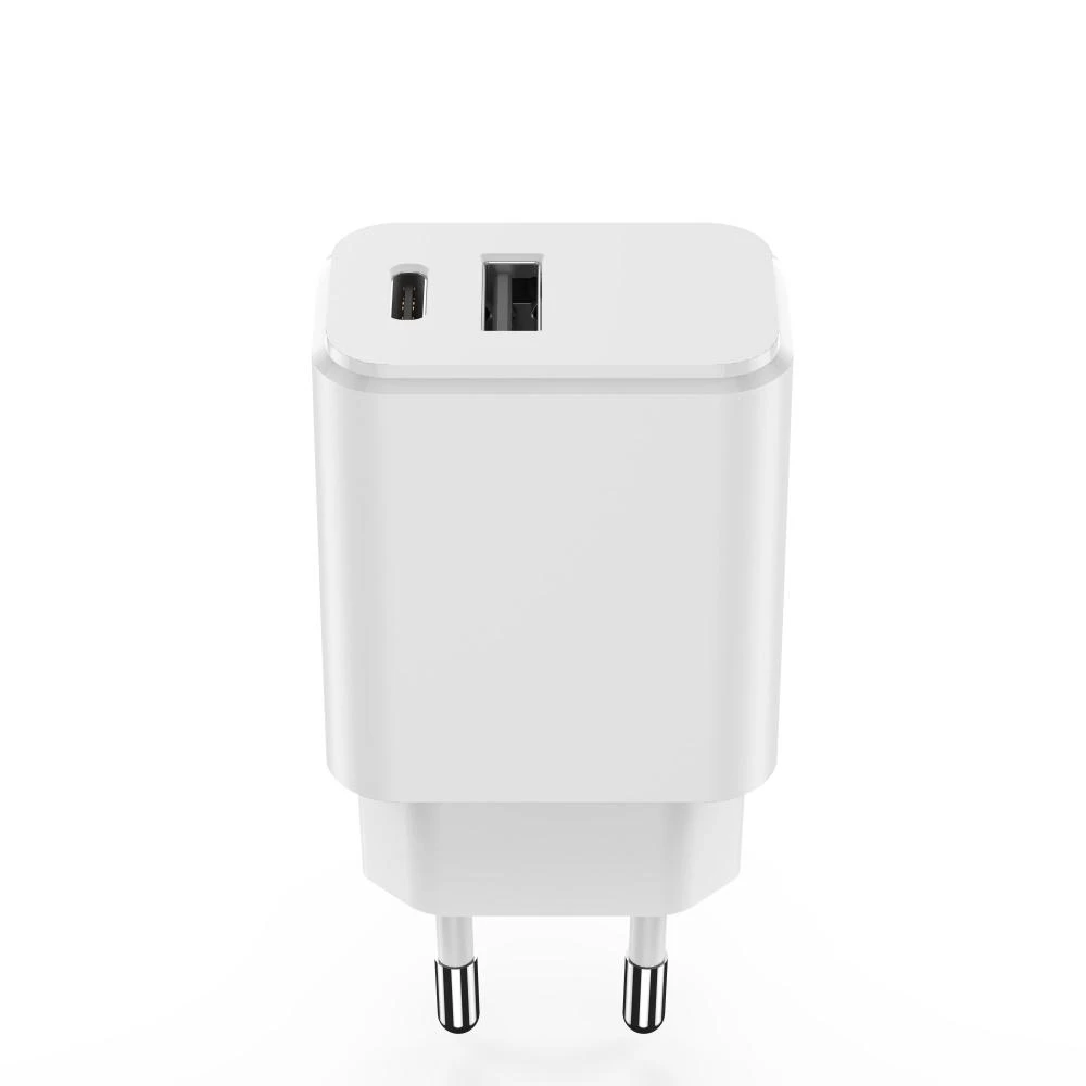 Maxlife "Setty" įkroviklis 1x USB + USB-C 3A 20W baltos spalvos