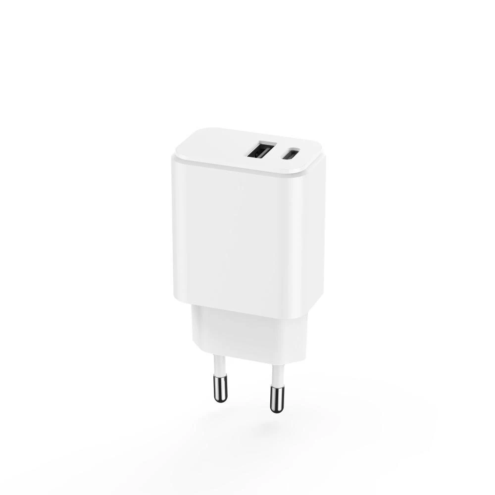 Maxlife "Setty" įkroviklis 1x USB + USB-C 3A 20W baltos spalvos