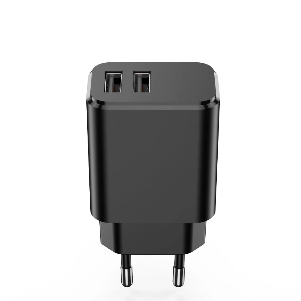 Setty įkroviklis 2x USB 3A juodas