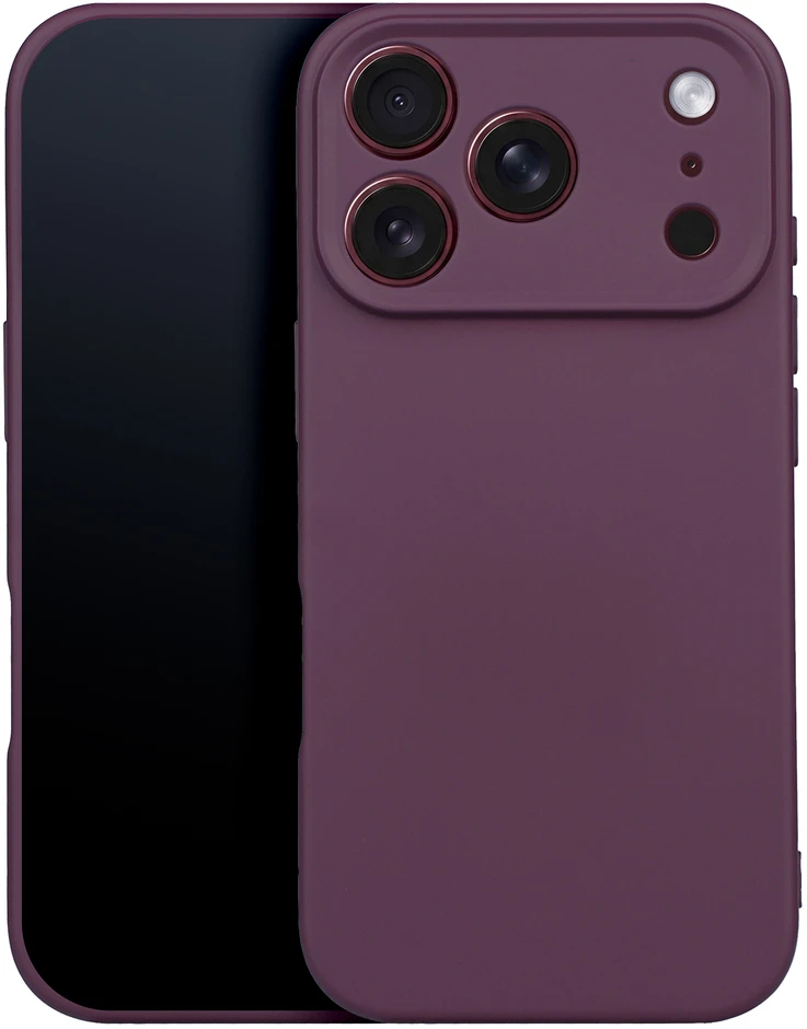 TFO Silikoninis dėklas iPhone 17 Pro Max 6,9" / 18 Pro Max 6,9" tamsios vyšnios spalvos