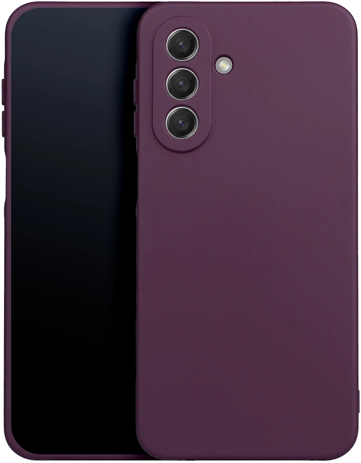 TFO Silikoninis dėklas Samsung Galaxy A17 4G / A17 5G / A18 5G tamsios vyšninės spalvos