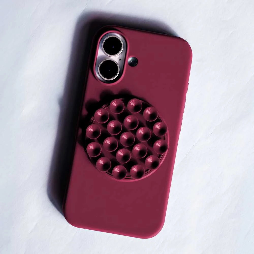 Dėklas TFO Silikoninis lipdukas, skirtas „iPhone 15 Pro Max 6,7“ bordo spalvos