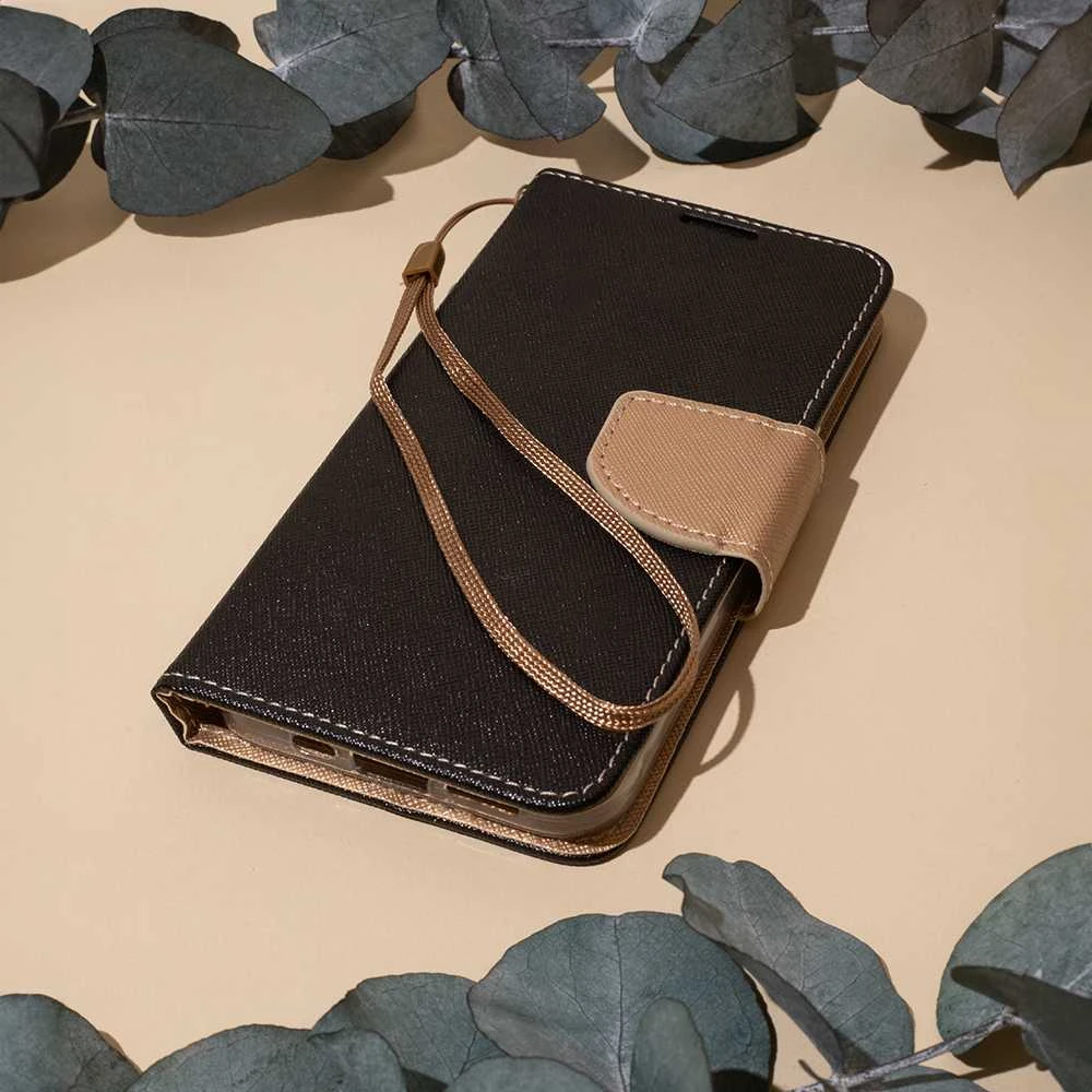 Dėklas Telforceone Smart Fancy case for Samsung Galaxy A35 5G juodas-auksinis