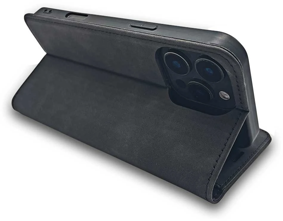 Telforceone "Smart Suede" dėklas "iPhone 11", juodas