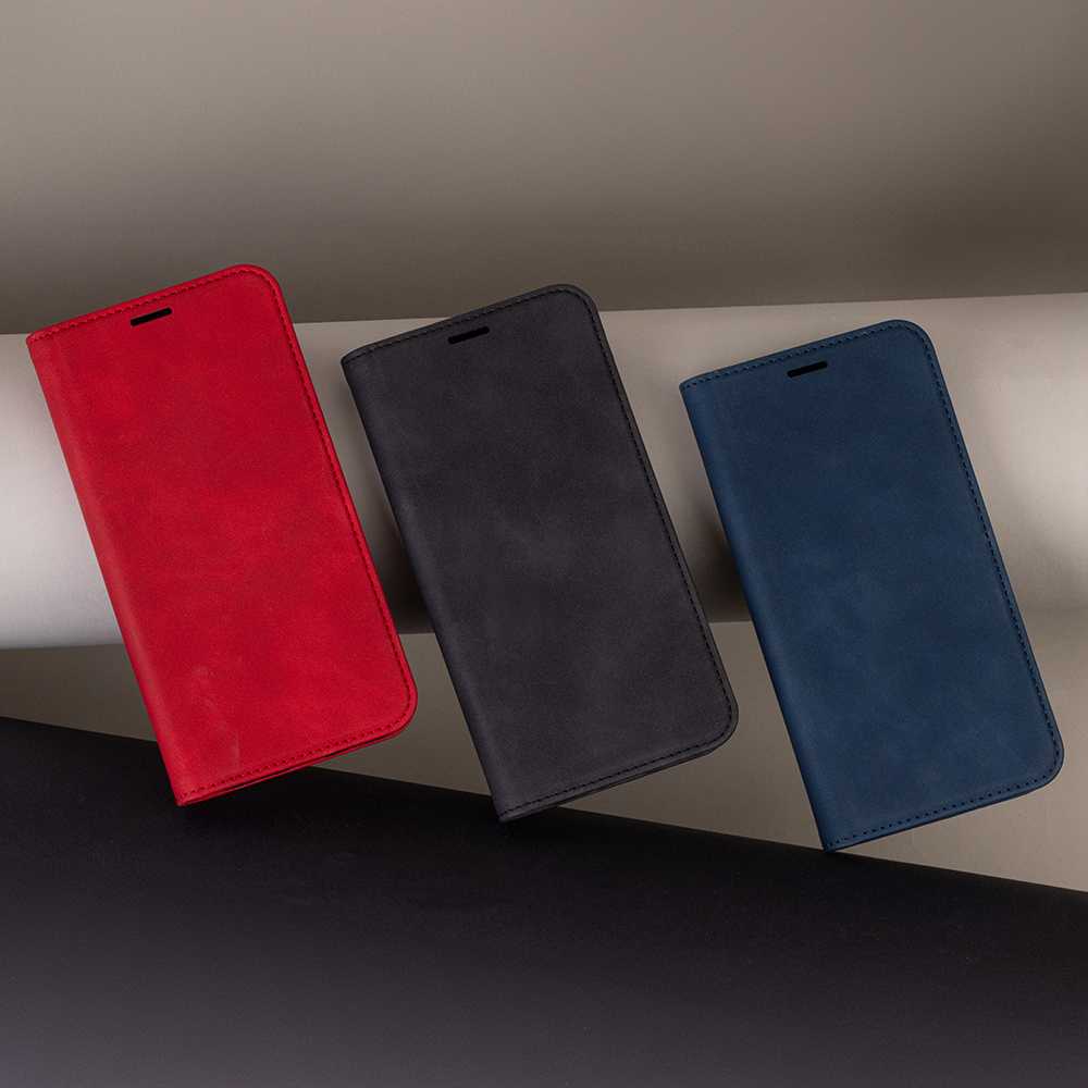 iLike Telforceone Smart Suede dėklas, skirtas Xiaomi Redmi A3 4G (Global) tamsiai mėlynai